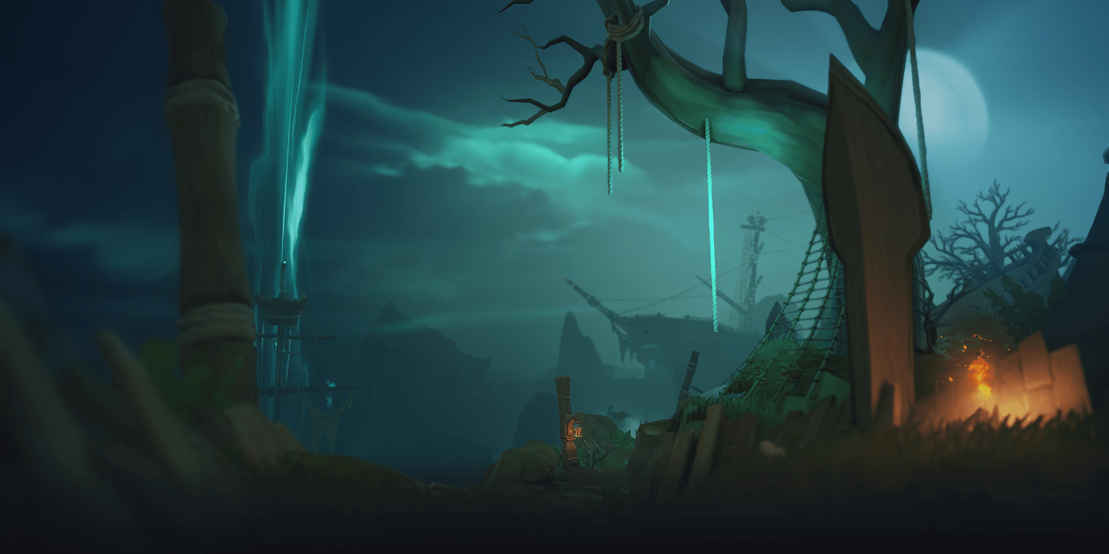 Background art for Sailor's Abyss