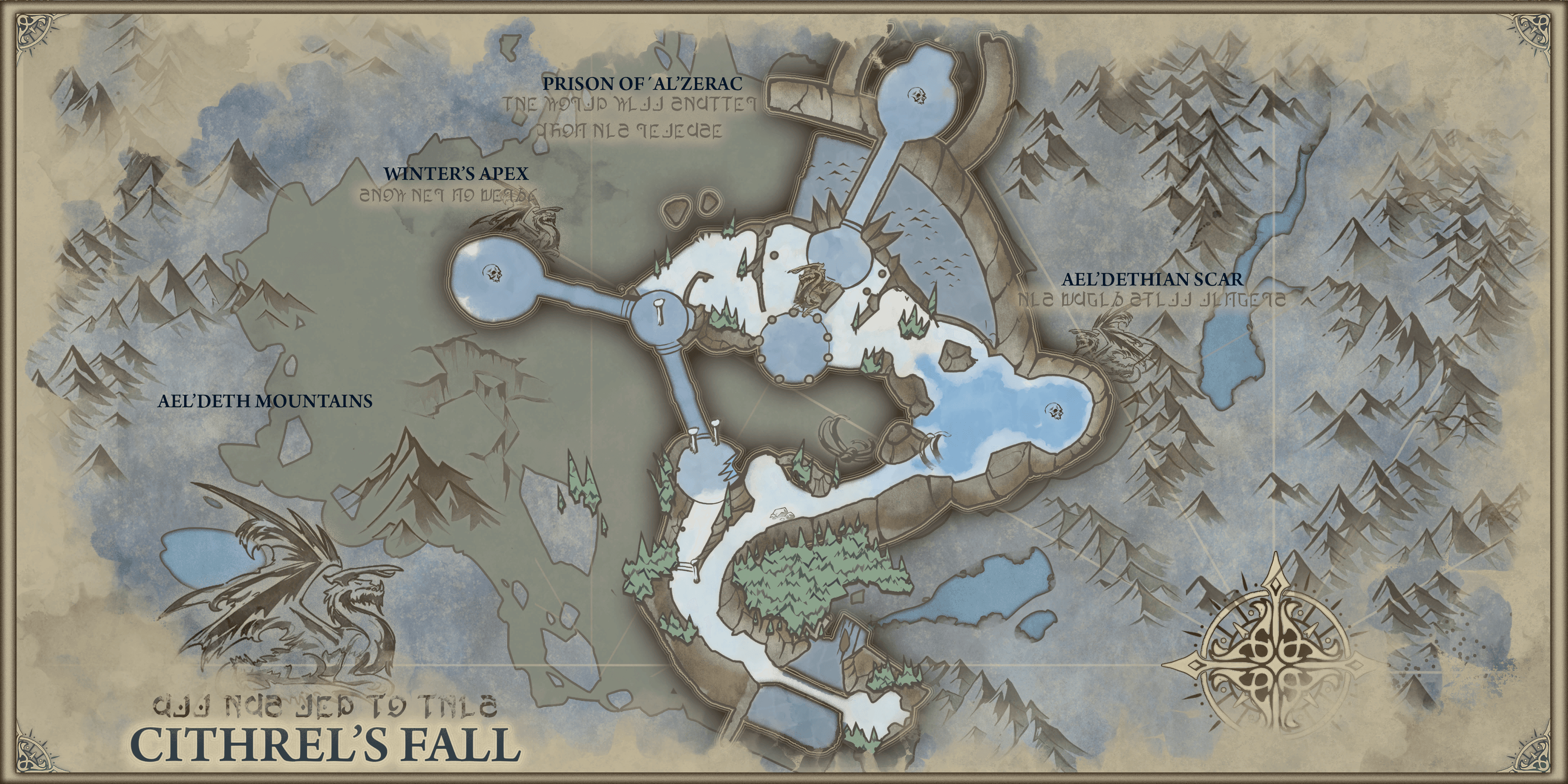 Map of Cithrel's Fall