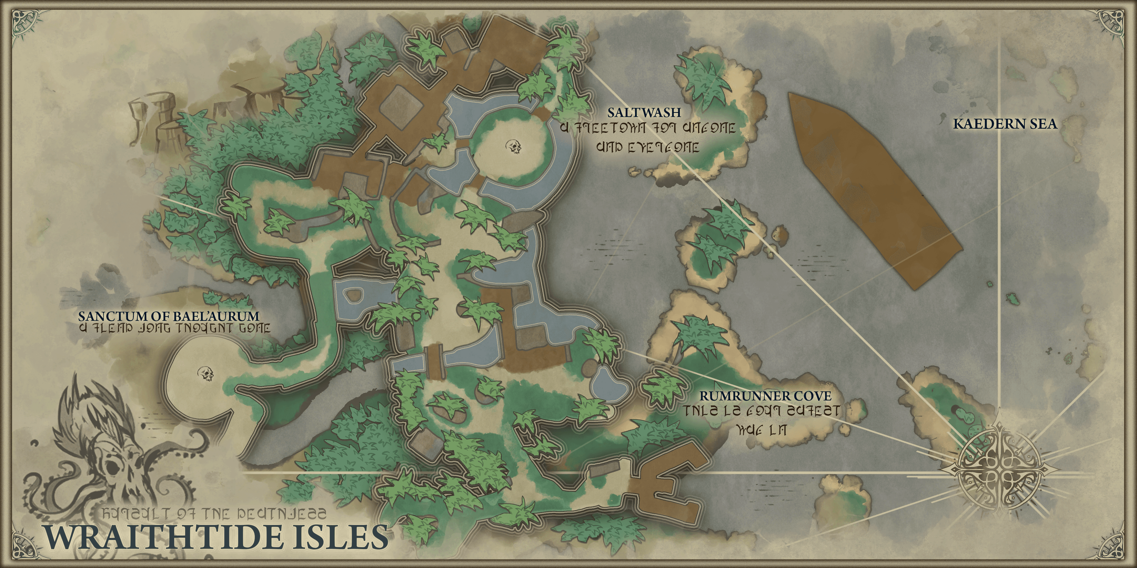 Map of Wraithtide Isles