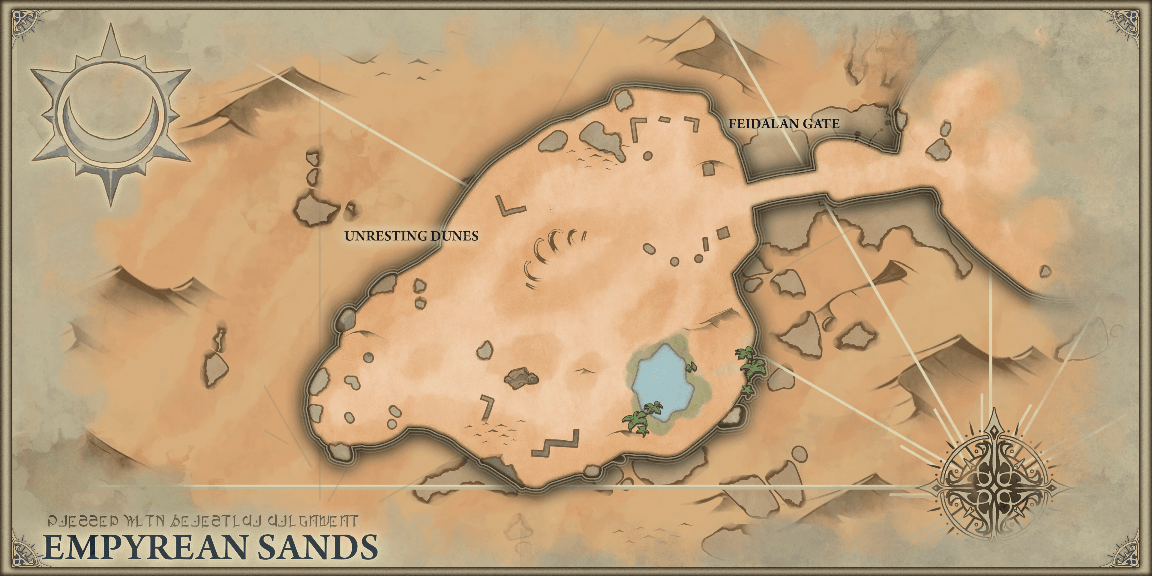 Map of Empyrean Sands