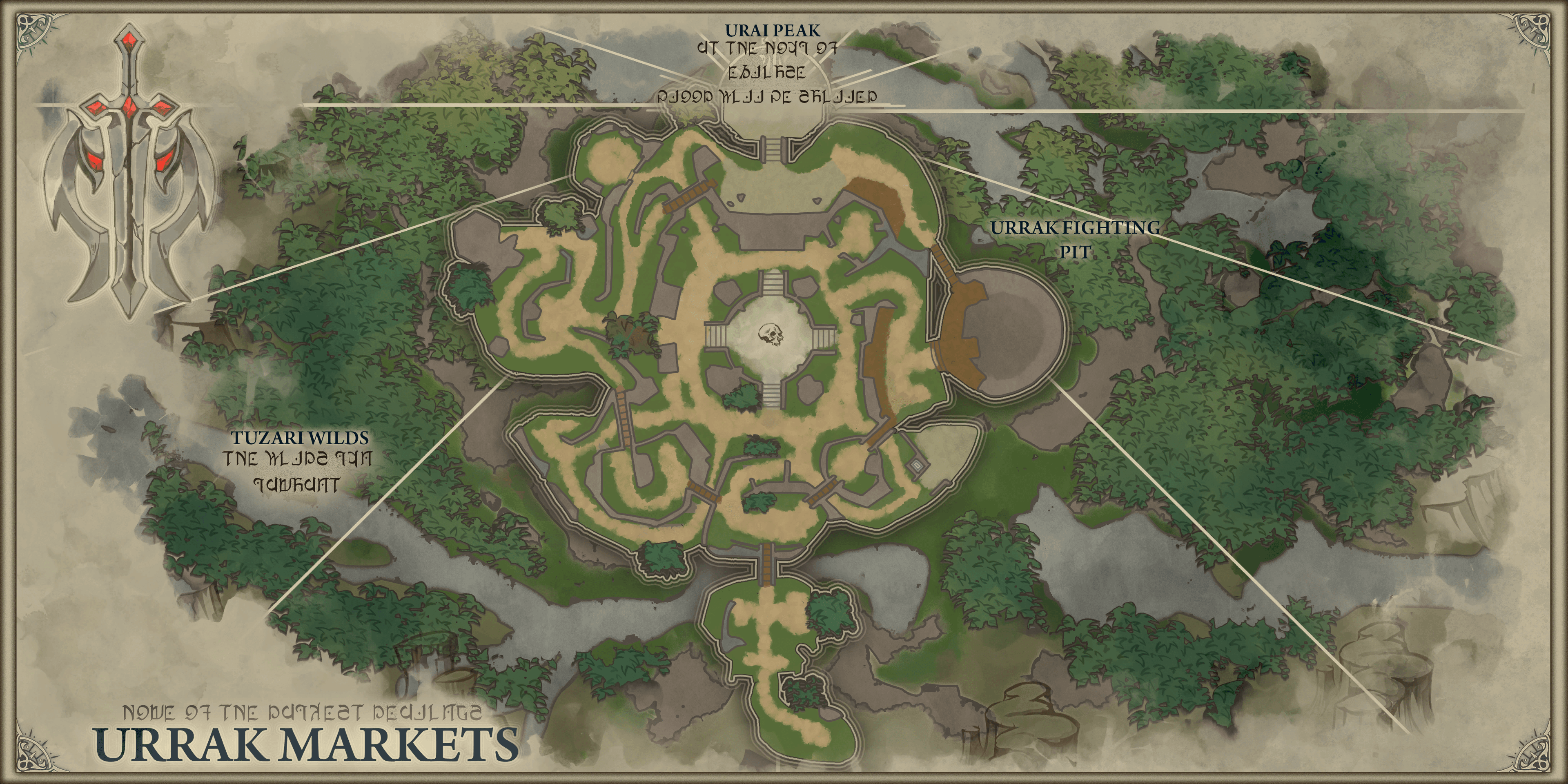 Map of Urrak Markets